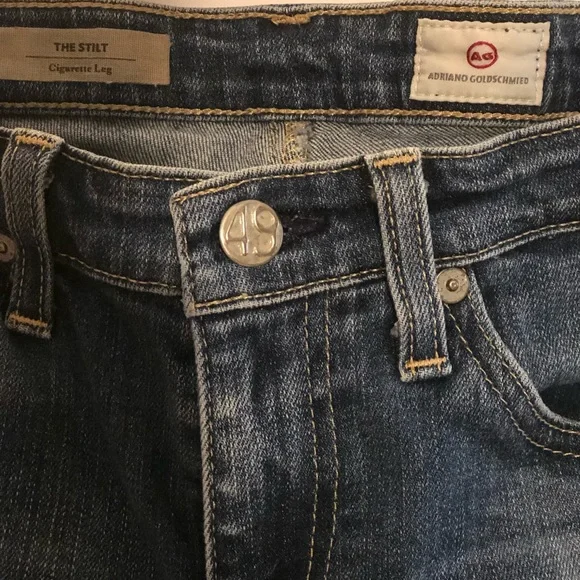 ag adriano goldschmied the stilt cigarette leg 'The Stilt' Black Jeans- Size 24R Jean Pool lightweight hand. Ag Adriano Goldschmied | Jeans